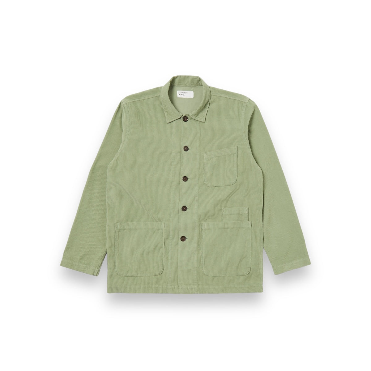 Universal Works Bakers Overshirt 31560 light olive