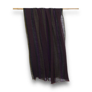 Lovat & Green Blanket Scarf Morricone purple