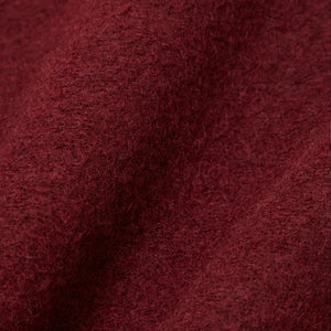 Universal Works Cardigan 31405 deep red wool fleece