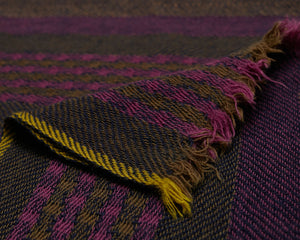 Lovat & Green Blanket Scarf Morricone purple