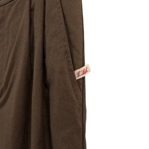 Frank Leder Dyed Vintage Bedsheet Trouser wolpertinger brown