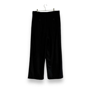 Frank Leder Loden Straight Trouser black