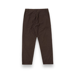 Universal Works Military Chino 31534 brown italian pinstripe