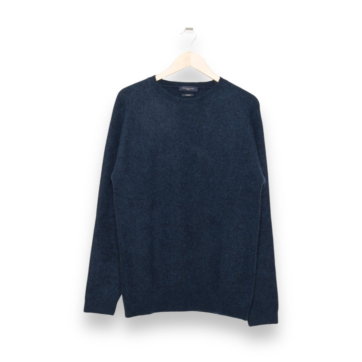 Daniele Fiesoli Raglan Crew Merino mix DF 0090 blue melange