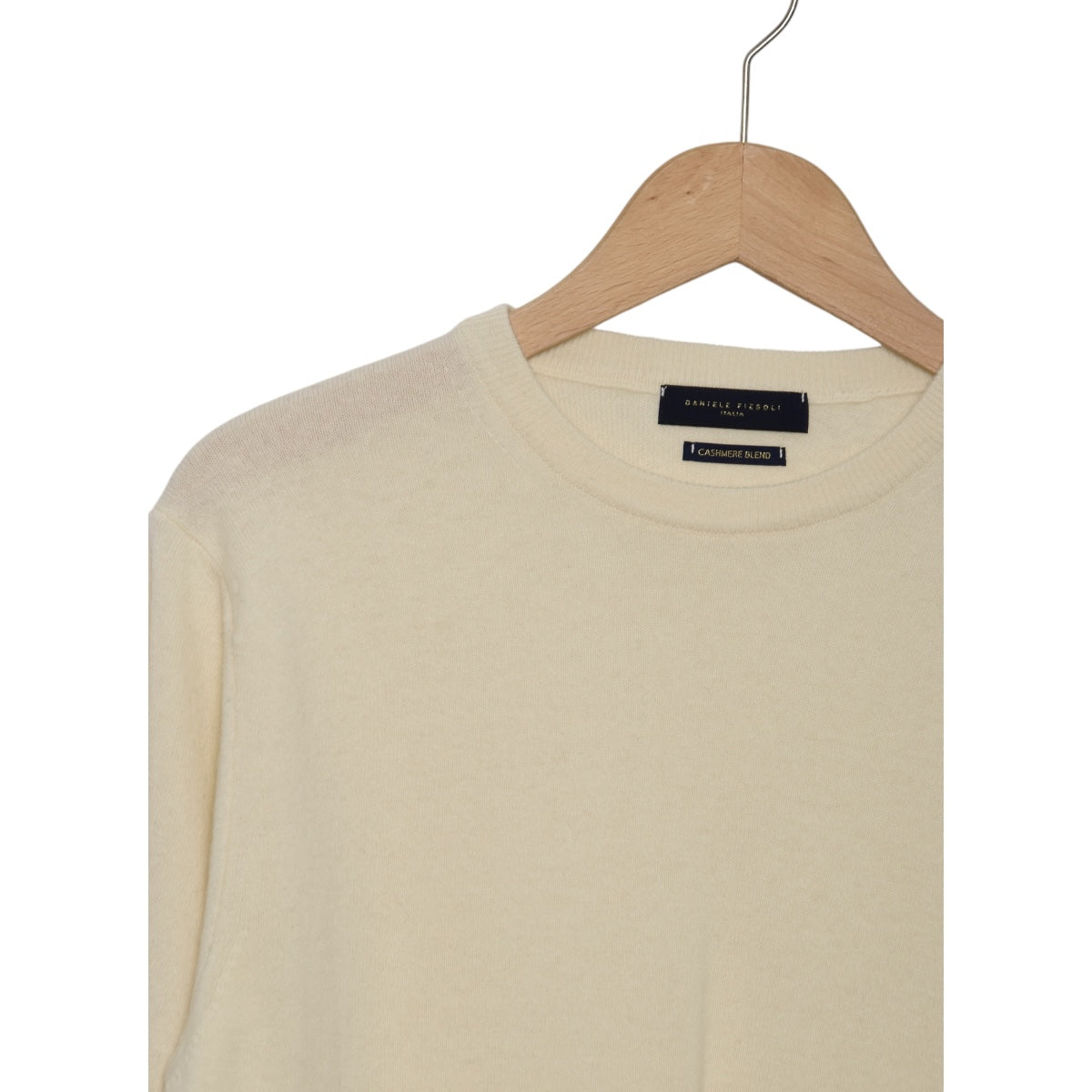 Daniele Fiesoli Wide Crewneck Merino/Cashmere DF 0030 cream